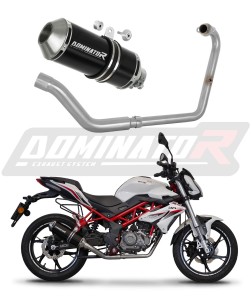 Benelli BN 125 2018 - 2023 Sistem complet cu colector si toba de esapament OV G2 NEGRU + dB killer