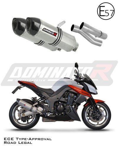wydech tłumik DOMINATOR Homologowany HP1 pasujący do motocykla Kawasaki Z1000 2010 - 2013 8