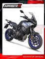 complete exhaust system with muffler DOMINATOR Full System HP8 BLACK fits to Yamaha Tracer 7 / GT 2020  2024 6