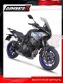complete exhaust system with muffler DOMINATOR Full System titanium HP8 fits to Yamaha Tracer 7 / GT 2020  2024 6