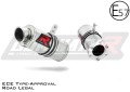 exhaust muffler DOMINATOR homologated road legal GP1 fits to Kawasaki ZX6R 1998  2002 3