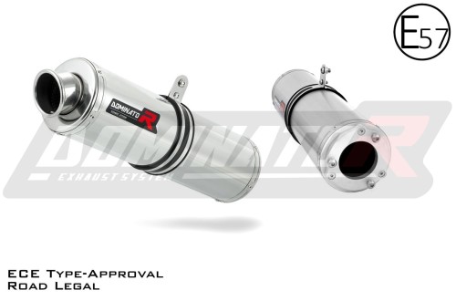 exhaust muffler DOMINATOR homologated road legal ROUND fits to Kawasaki ZX9R 1998  2002 3