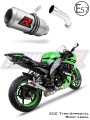 exhaust muffler DOMINATOR homologated road legal GP fits to Kawasaki ZX10R 2008  2010 5