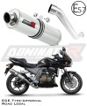 exhaust muffler DOMINATOR homologated road legal ROUND fits to Kawasaki Z750 2004  2006 6