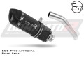 exhaust muffler DOMINATOR homologated road legal HP1 BLACK fits to Kawasaki Z750 2007  2012 3