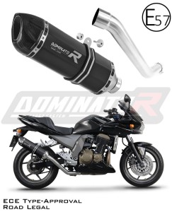 Kawasaki Z750 2004 - 2006 Toba de esapament omologata EU HP1 NEGRU