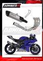 complete exhaust system with muffler DOMINATOR titanium Full System HP6 fits to Yamaha YZF R6 2017  2023