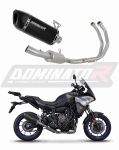 Yamaha Tracer 7 / GT 2020 - 2024 Sistem complet cu colector si toba de esapament HP6 NEGRU + dB killer