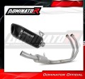 complete exhaust system with muffler DOMINATOR Full System HP6 BLACK fits to Yamaha Tracer 7 / GT 2020  2024 3