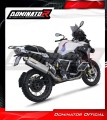 BMW R1250GS ADVENTURE 2018 - 2020 EXHAUST Muffler Auspuff Sportauspuff Silencer Echappement Silencieux Scarico Scarichi Escape Wydech Tłumik P7 Titanium Tytan Dominator Exhaust System EU Approved Homologacja 2