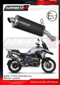 exhaust muffler DOMINATOR homologated road legal BLACK P7 fits to BMW R1250GS Adventure 2018  2020 2