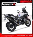 BMW R1250GS ADVENTURE 2018 - 2020 EXHAUST Muffler Auspuff Sportauspuff Silencer Echappement Silencieux Scarico Scarichi Escape Wydech Tłumik P7 BLACK Dominator Exhaust System EU Approved Homologacja 2