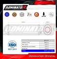 SUZUKI GSXR 1000 K1 - K4 2001 - 2004 EXHAUST Muffler Auspuff Sportauspuff Silencer Echappement Silencieux Scarico Scarichi Escape Wydech Tłumik OVR Dominator Exhaust System 1