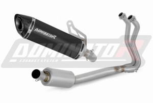 Kawasaki Z400 2018-2023 Sistem complet cu colector si toba de esapament HP8 NEGRU + dB killer