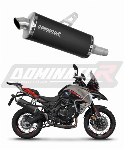 wydech tłumik DOMINATOR P7 CZARNY pasujący do motocykla Benelli TRK 702 / TRK 702X 2023 - 2024 5