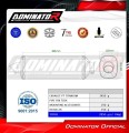 Benelli TRK 702 X 2023 - 2024 EXHAUST Muffler Auspuff Sportauspuff Silencer Echappement Silencieux Scarico Scarichi Escape Wydech Tłumik P7 Titanium Dominator Exhaust System 4