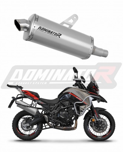 exhaust muffler DOMINATOR titanium P7 fits to Benelli TRK 702 / TRK 702X 2023  2024 5