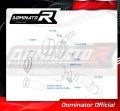 Kawasaki Z 900 A2 2020 - 2024 EU Approved EXHAUST Yamaha Muffler Auspuff Sportauspuff Silencer Echappement Silencieux Scarico Scarichi Escape Wydech Tłumik right side GP DOMINATOR 7