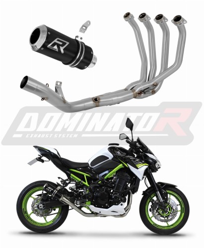 kompletny układ wydechowy z tłumikiem DOMINATOR Full System GP CZARNY pasujący do motocykla Kawasaki Z 900 A2 2020 - 2024