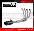 kompletny układ wydechowy z tłumikiem DOMINATOR Full System HP3 CZARNY pasujący do motocykla Kawasaki Z 900 A2 2020 - 2024 3