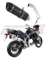 wydech tłumik DOMINATOR Homologowany CZARNY HP1 pasujący do motocykla BMW F850GS 2016 - 2020