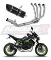 kompletny układ wydechowy z tłumikiem DOMINATOR Full System HP6 CZARNY pasujący do motocykla Kawasaki Z 900 2017 - 2019
