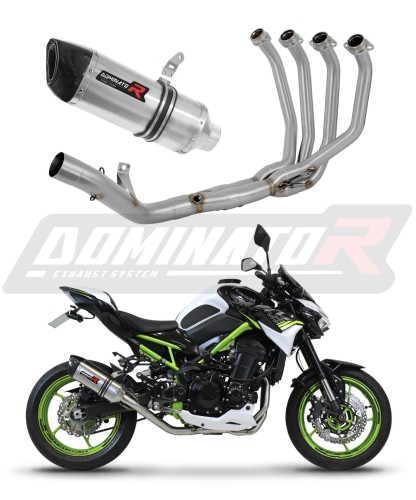 kompletny układ wydechowy z tłumikiem DOMINATOR Full System HP6 pasujący do motocykla Kawasaki Z 900 2017 - 2019