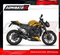 complete exhaust system with muffler DOMINATOR Full System HP8 BLACK fits to Triumph STREET TRIPLE 765 S / R / RS 2023  2024 2