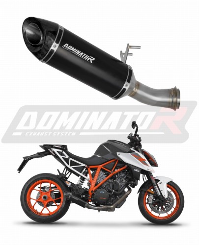 exhaust muffler DOMINATOR HP8 BLACK Low Level fits to KTM 1290 SUPER Duke / R 2014  2016