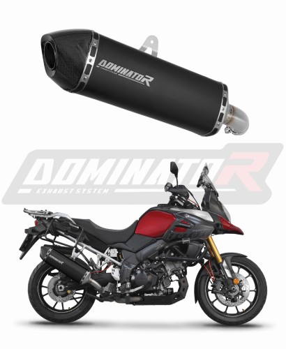 exhaust muffler DOMINATOR HP7 BLACK fits to Suzuki DL 1000 VStrom 2014  2016