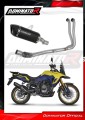 kompletny układ wydechowy z tłumikiem DOMINATOR Full System HP6 CZARNY pasujący do motocykla Suzuki V-Strom 800 SE / DE 2023 - 2024