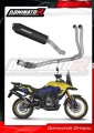 complete exhaust system with muffler DOMINATOR Full System MX2 BLACK fits to Suzuki VStrom 800 SE / DE 2023  2024