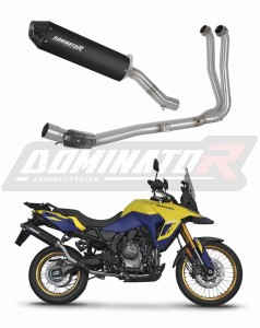 Suzuki V-Strom 800 SE / DE 2023 - 2024 Sistem complet cu colector si toba de esapament MX2 NEGRU + dB killer