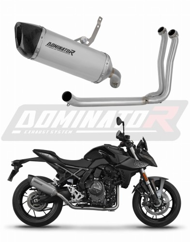 complete exhaust system with muffler DOMINATOR Full System titanium HP6 fits to Suzuki GSX8S / 8R 2022  2024 3