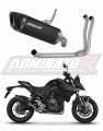 complete exhaust system with muffler DOMINATOR Full System HP6 BLACK fits to Suzuki GSX8S / 8R 2022  2024 6