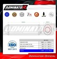 wydech tłumik DOMINATOR OVR pasujący do motocykla Honda VTR 1000F Firestorm 2002 - 2006 3