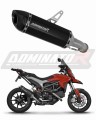 exhaust muffler DOMINATOR HP5 BLACK fits to Ducati HYPERSTRADA 821 2013  2015