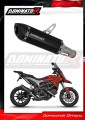 exhaust muffler DOMINATOR HP5 BLACK fits to Ducati HYPERSTRADA 821 2013  2015 2