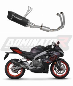 Aprilia RS 457 2024 - 2026 Sistem complet cu colector si toba de esapament HP6 NEGRU + dB killer
