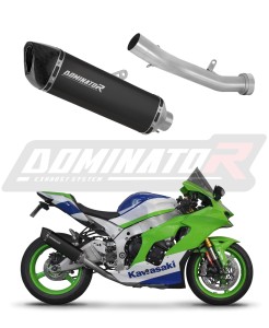 Kawasaki ZX10R / RR 2021 - 2025 Toba de esapament HP6 NEGRU + dB killer