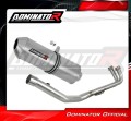 complete exhaust system with muffler DOMINATOR Full System OVR fits to Yamaha XP 530 TMAX 2012  2016 2