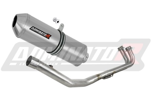 kompletny układ wydechowy z tłumikiem DOMINATOR Full System OVR pasujący do motocykla YAMAHA T-MAX 500 2008 - 2011