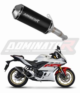 Yamaha YZF-R3 2019 - 2024 Toba de esapament OV G2 NEGRU + dB killer medium