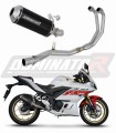 complete exhaust system with muffler DOMINATOR Full System OV G2 BLACK fits to Yamaha YZFR3 2019  2024 2