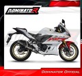 complete exhaust system with muffler DOMINATOR Full System OV G2 BLACK fits to Yamaha YZFR3 2019  2024 6