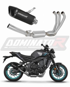 Yamaha MT-09 2024 Sistem complet cu colector si toba de esapament HP6 NEGRU + dB killer