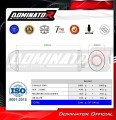 exhaust muffler DOMINATOR homologated road legal OVR fits to Kawasaki Z1000 2003  2006 3