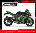 complete exhaust system with muffler DOMINATOR Full System HP5 BLACK fits to Kawasaki ZX10R 2016  2020 4