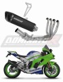 kompletny układ wydechowy z tłumikiem DOMINATOR Full System HP6 CZARNY pasujący do motocykla Kawasaki ZX10R / RR 2021 - 2025
