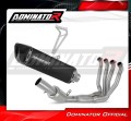 complete exhaust system with muffler DOMINATOR Full System HP6 BLACK fits to Kawasaki ZX10R / RR 2021  2025 3